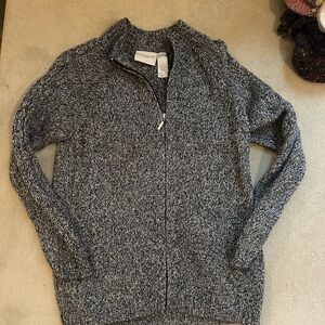 Liz Claiborne Black and White Knit Sweater